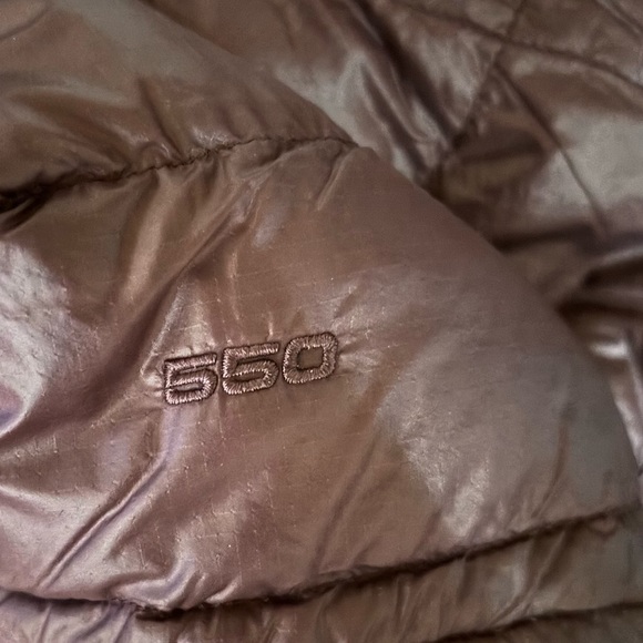 The North Face Black Cherry Quilted 550 Down Filled Mid Length Puffer Coat - Picture 15 of 15
